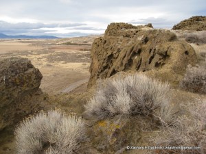 view from Petroglyph Point Lava Beds Nat Mon
