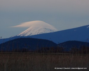 Mount McLoughlin sunset