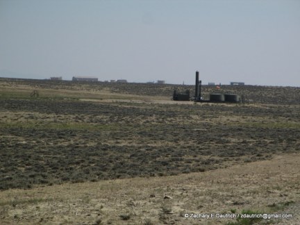 natural gas extraction pads / Sublette County WY